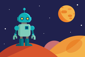 robot-exploring-distant-planet-surface