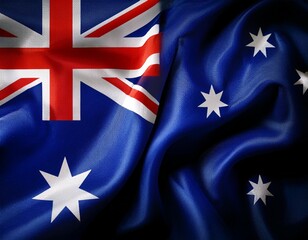 australia flag looping animation
