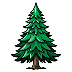  Stylish Balsam Fir Tree Vector Design