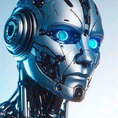 Obraz premium Robot Portrait Close-Up