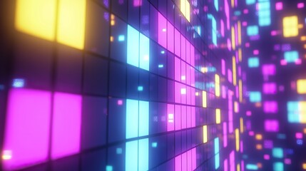 neon lights abstract background 