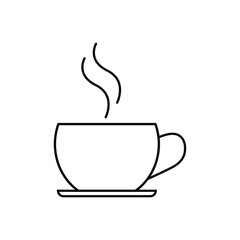 coffee cop icon. tea cup icon vector