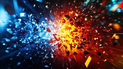 neon lights abstract background 