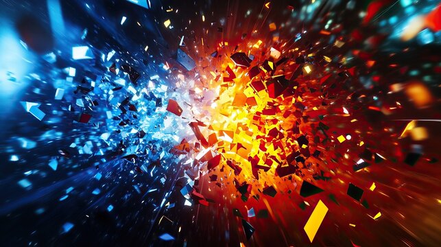 neon lights abstract background 