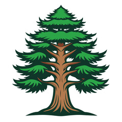  Vivid Incense Cedar Tree Graphic