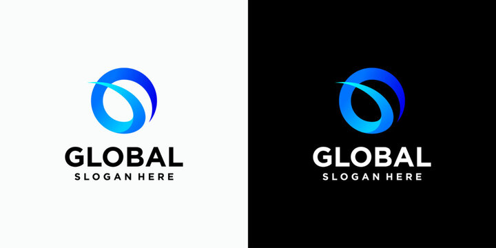 G initial letter vector logo design with modern, simple, clean and abstract style. Icon for business, cargo, shipping and personal branding.