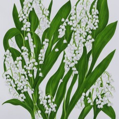 Obraz premium lily of the valley