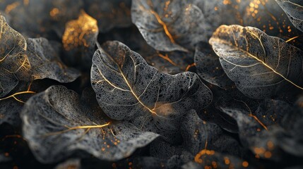 Abstract leaf texture