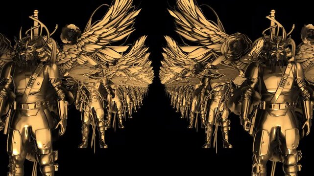 Golden Warriors background