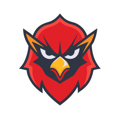 Obraz premium This is a bold and fierce bird for sports teams, clubs, gaming avatars, or merchandise branding and logo.