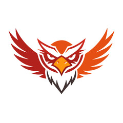Fototapeta premium This is a bold and fierce bird for sports teams, clubs, gaming avatars, or merchandise branding and logo.