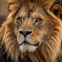 Fototapeta premium Potrait of lion