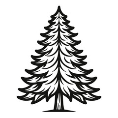 Obraz premium Creative Artwork of Spruce Tree