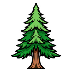  Artistic Sugar Pine Tree Illustration