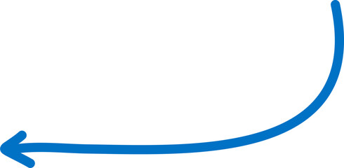 Hand drawn arrow doodle