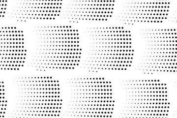 Halftone noise grain gradient texture background with dots. Abstract sand, grain, grunge stipple effect. Dotwork gradient halftone pattern. Vector illustration