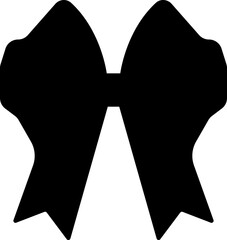 Bow tie icon. Vector for apps or website Isolated on transparent background bow ribbon element