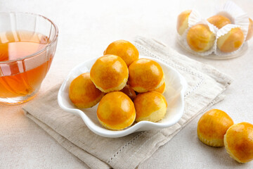 Nastar Cookies with pineapple jam inside. Familiar during the month of Ramadan and Idul Fitri. 
