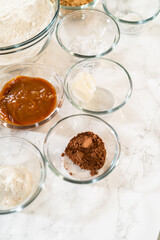 Ingredients for Gingerbread Bundt Cake With Caramel