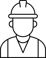 Engineer Vector Icon Stock Illustration