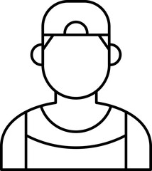 Architect Vector Icon Stock Illustration