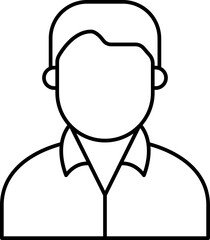 Firefighter Vector Icon Stock Illustration