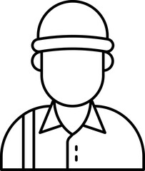 Female Scientist Vector Icon Stock Illustration