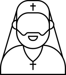 Businesswoman Vector Icon Stock Illustration