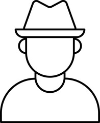 Teacher Male Vector Icon Stock Illustration