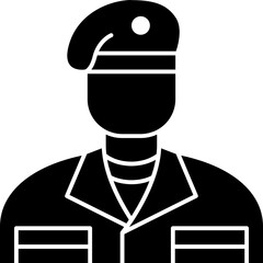 Police Officer Vector Icon Stock Illustration