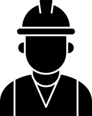 Engineer Vector Icon Stock Illustration
