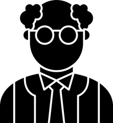 Scientist Vector Icon Stock Illustration