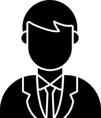Female Judge Vector Icon Stock Illustration
