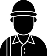 Female Scientist Vector Icon Stock Illustration