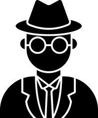 Pilot Vector Icon Stock Illustration