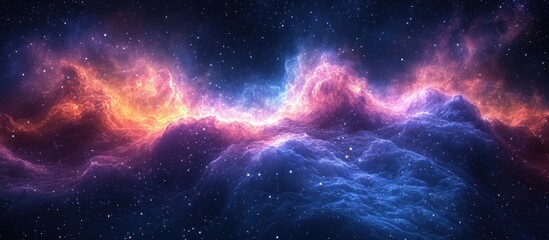 Fototapeta premium Colorful Nebula in Deep Space