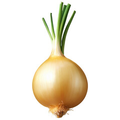 Ripe Golden Onion Close Up