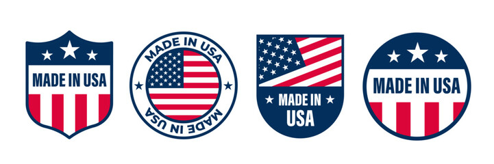 made in usa. made in usa badge