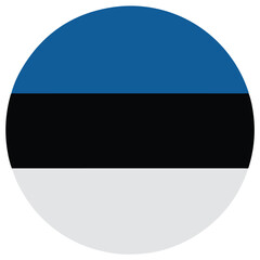 estonia in the world flag location point icon pack
