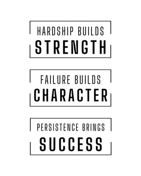 trength Through Hardship Printable Wall Art | Inspirational Quote Art | Overcome Challenges | Digital Wall Art | Home & Office Decor 