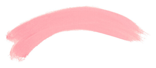pink brush isolated on transparent background
