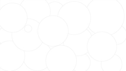 A seamless, minimalist pattern of overlapping circles in grayscale.