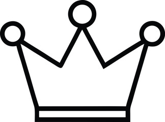 Crown Icon Vector Logo Design Template