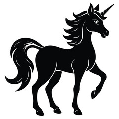 unicorn vector sihouette