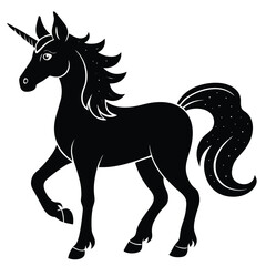 unicorn vector sihouette