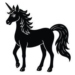 unicorn vector sihouette