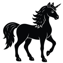 unicorn vector sihouette