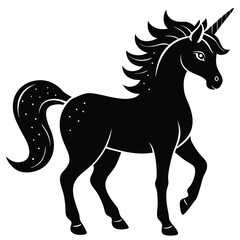 unicorn vector sihouette