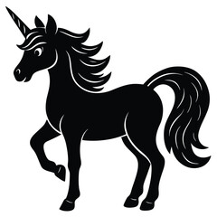 unicorn vector sihouette