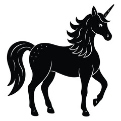 unicorn vector sihouette